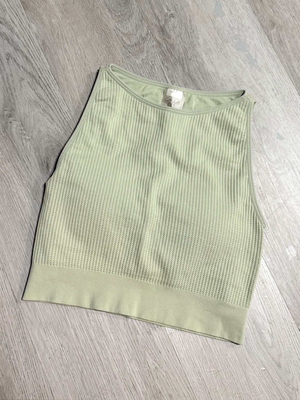 •CALIA• HIGH NECK CROPPED TANK